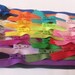 Sale - Twenty-five 10 inch YKK zippers - neutrals, navy, royal blue, purple, yellow, orange, green, turquoise, red, pink, blues