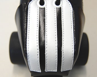 Leather Toe Guards with Ref Stripes