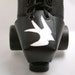 Leather Toe Guards with White Leather Swallows