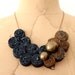 Recycled Levis Jean Bib Necklace No17