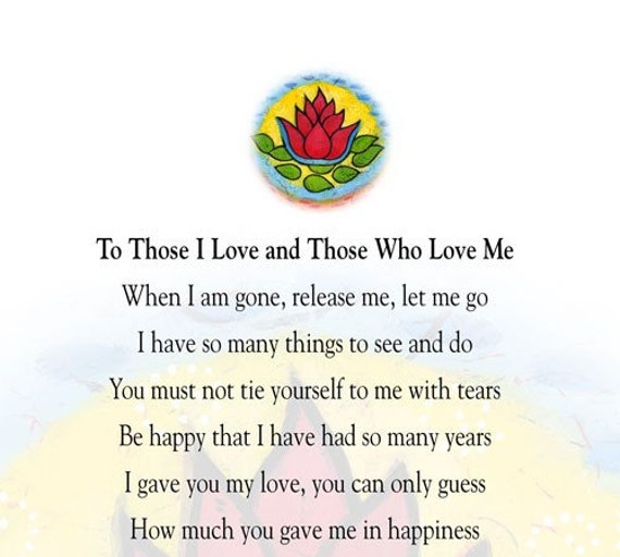 To Those I Love And Those Who Love Me