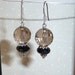 Faceted Smokey Quartz Earrings - E380