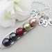 Sweet Peas In A Pod 2, 3,4 Or 5 Pearls Jewel Colors - Pick And Mix Your Colors