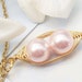Peas In A Pod Pendant Necklace Swarovski Pearl Two Special Girls