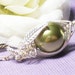 Sweet Pea In A Pod Necklace Sterling Silver Swarovski Pearls Choose Your Color Pearl. For Family Sisters Bridesmaids Or Someone You Love