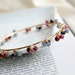 RAJA--AAA Quality Burmese Rubies and Sapphire Gold Fill Bangle