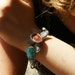 S.A.L.E. 20% Off- Earth, Sky and Water ------- Turquoise and Imperial Jasper Sterling Silver Bracelet