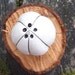 White Ceramic Five Lobed Wall Pod