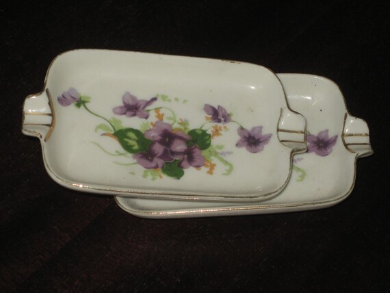 Vintage Collectible Porcelain Ashtrays Made In Japan 