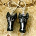 Horse Head Lampwork Bead Earrings