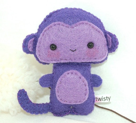 kawaii monkey plush