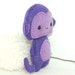 purple monkey plush