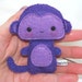 purple monkey plush