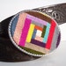 NEW Needlepoint Colorful Quilt Inspired Belt Buckle