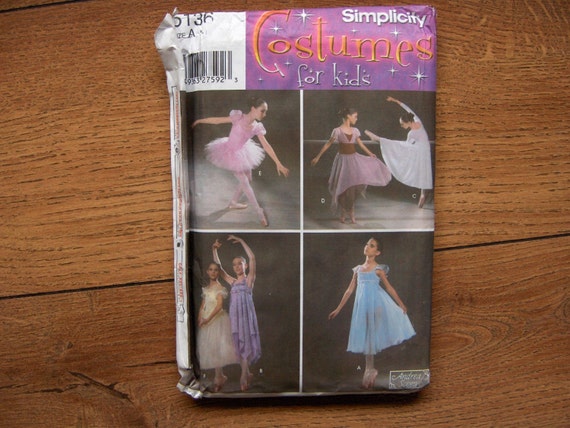 sewing pattern Simplicity 5136 TUTU BALLET LYRICAL DANCE