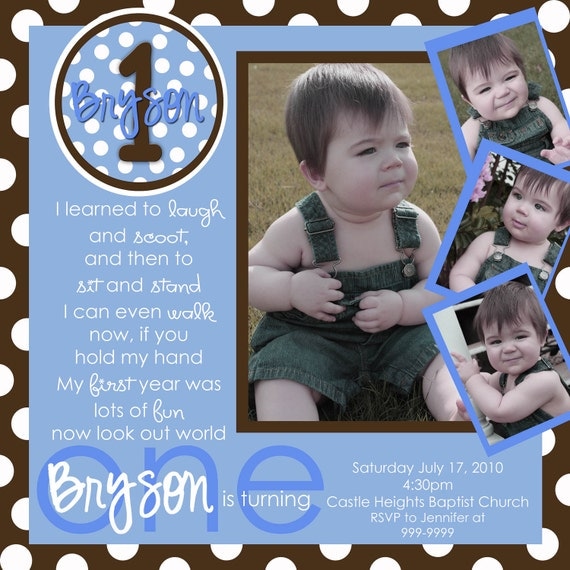 Boy's First Birthday Il_570xn