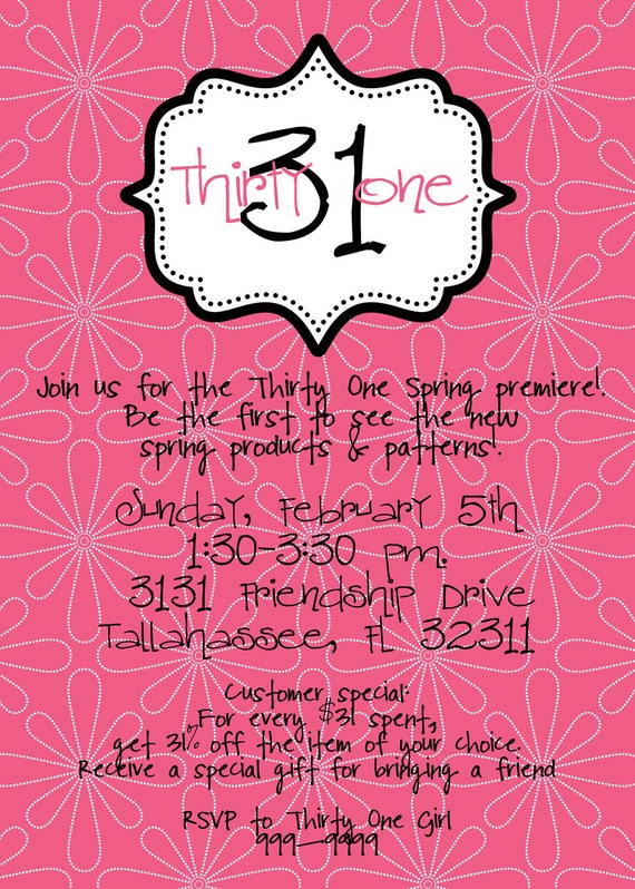 31 Party Invitation Wording 6