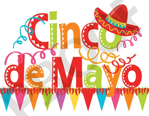 INSTANT DOWNLOAD Cinco De Mayo Printable Iron on Transfer Design Il_570xn
