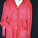 Well Behaved Women Rarely Make History - Rockabilly- Cowgirl - Red Western Fringed Jacket