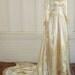 HOLD for Mel - The Roosevelt Bride - Beautiful Satin 1920's Liquid Satin Wedding Gown