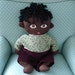 African Boy Doll- Custom- Birth or Adoption