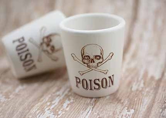 Pick Your Poison Shot Glasses Pair 