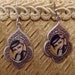 BETTY LEE big eye pin up vintage look sterling silver earrings Nina Friday