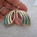 Mexico Alpaca Leaf Shape Earrings