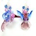 Hummingbird Earrings, Hummingbird Glass Earrings, Purple Pink Blue Hummingbird Lampwork Earrings, Bird Earrings - Jewels In Flight