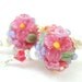 Floral Earrings, Coral Pink Earrings, Lampwork Earrings, Flower Earrings, Salmon Pink Glass Earrings, Pink Dangle Earrings - Coral Springs