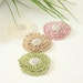 1 champagne flower, 3 light beige paisley, 3 champagne paisley per email