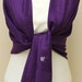Clearance slightly defect deep purple paisley shawl, scarf, wrap, bridal bridesmaid gifts