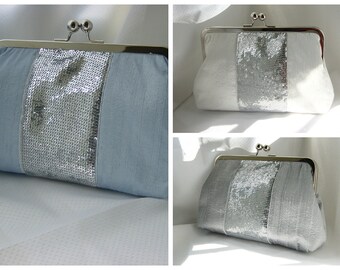 Wedding Clutch - Bridal Gifts - Bridesmaids Gifts - Bridesmaids Clutches - SET of 4 Clutches- SABRINA Clutches