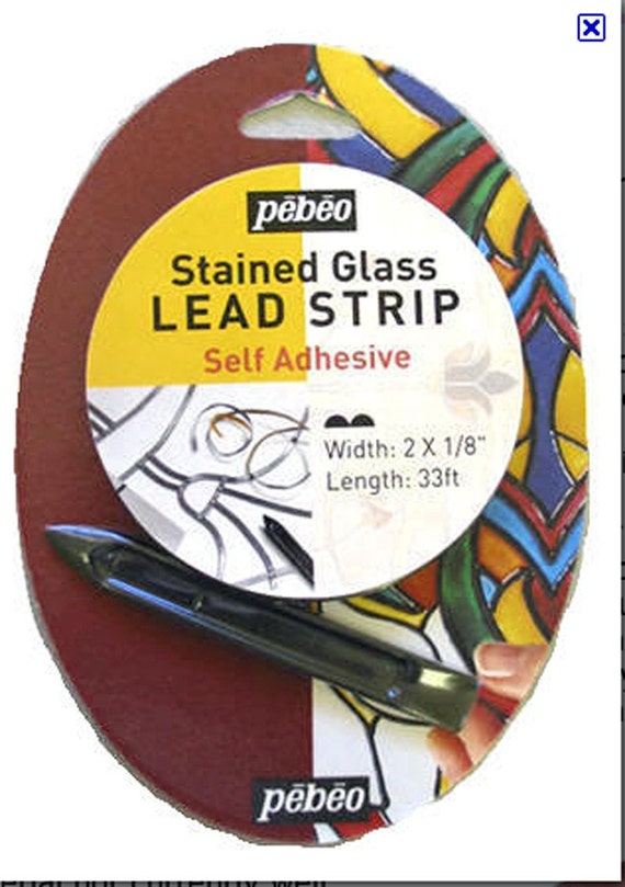 Pebeo Vitrea 160 Stained Glass Self Adhesive Lead Strip by Sarahb4