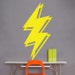 lightning bolt vinyl wall decal