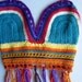 RESERVED for Casey - - - Cosmic Sunset festival crochet halter top