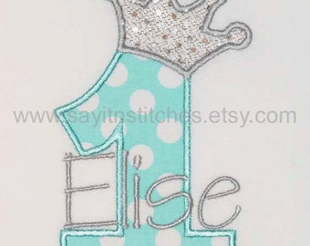 Personalized Birthday shirt, bodysuit, girl, boy, 1st birthday, princess or prince
