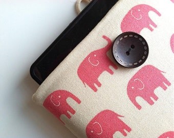 Pink Elephants Kindle Case, Padded Kindle Sleeve for Kindle Fire, Paperwhite, Voyage, iPad Mini other eReader
