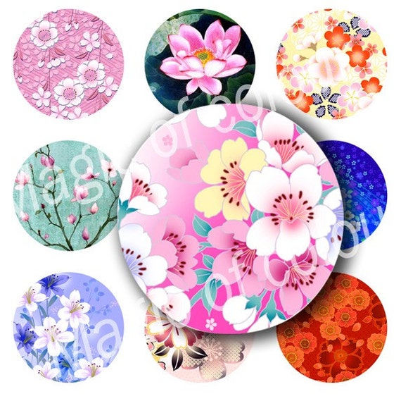 flower shape collage