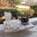 Brownies and Milk on Shabby Chic Board