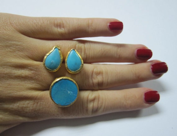 Turquoise Gemstone Ring