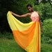 Beautiful Sunny 60's Chiffon Halter Gown RESERVED for Ilyse37