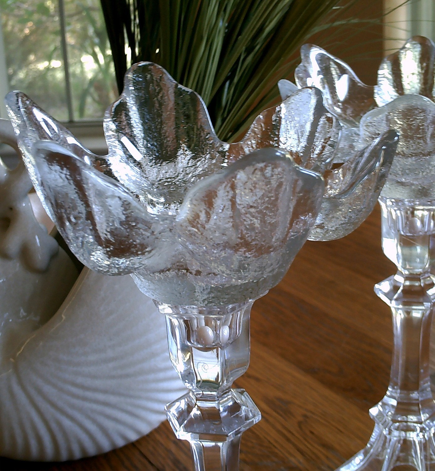 Crystal Lotus Blossom Tea Light Holders / by ConfectionsInGlass