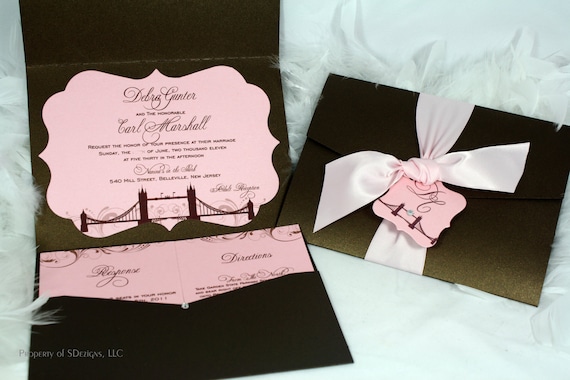 The London Tower Wedding Invitation Il_570xn