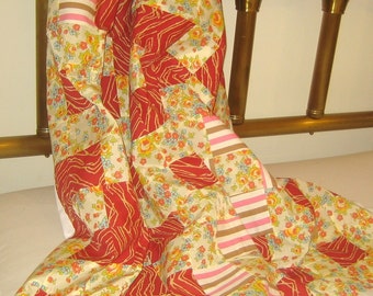 Vintage quilt top fifties fun 50s