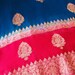 Vintage sari pure silk gold weaving