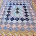Large quilt top AROUND THE WORLD 70s 80s