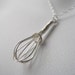 Wire Whisk - Sterling Charm Necklace