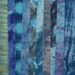 Hand Dyed Fabric BLUES Stash Pack - 10 Fat Eighths