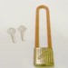 Vintage Walsco 1950s 1960s Bike Lock with Keys